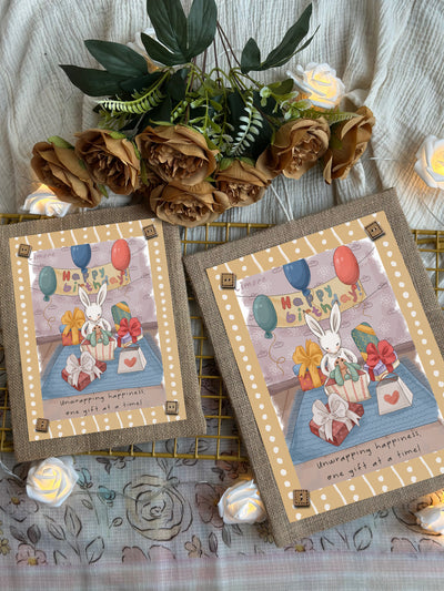 Birthday Bunny Bliss Wall Art