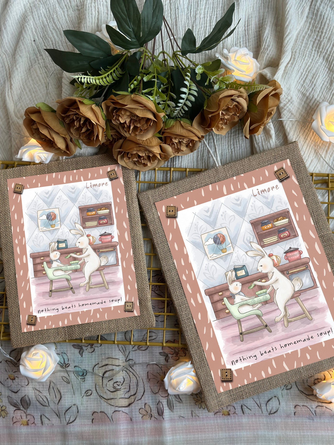 Bunny’s Soup Time Wall Art