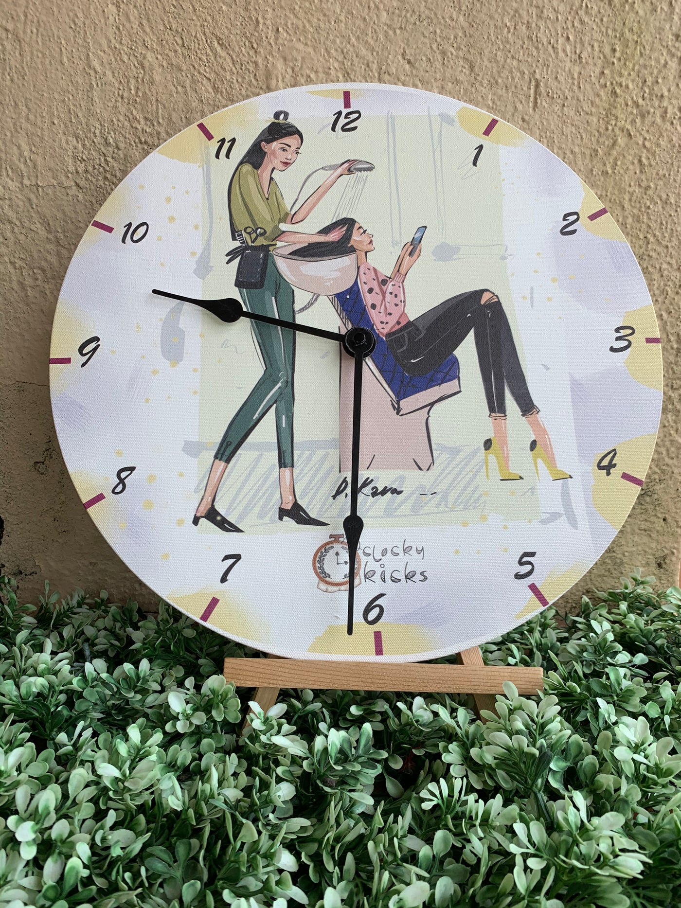 Relaxation Oasis Clock