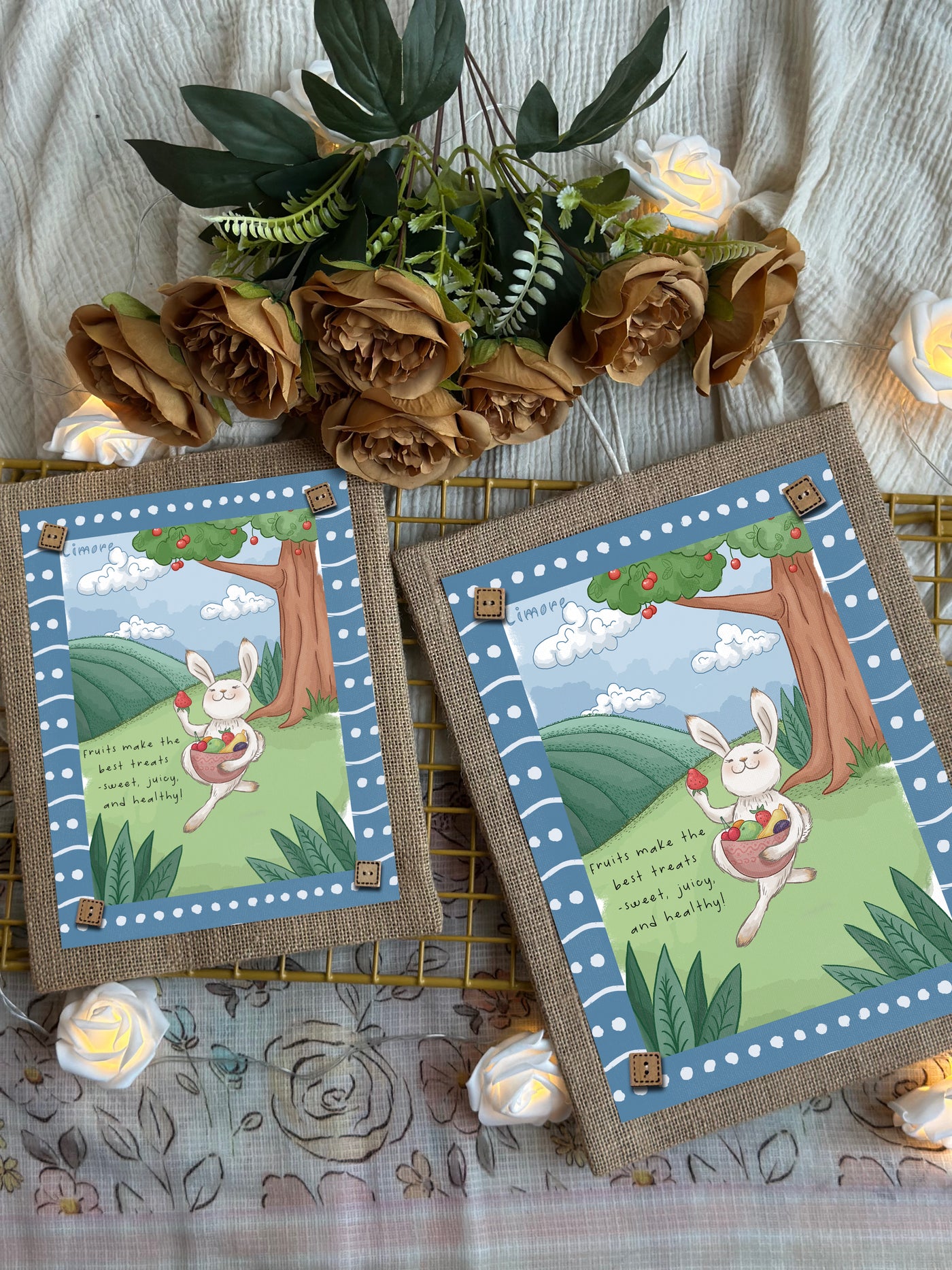 Bunny’s Healthy Snack Wall Art