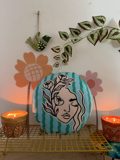 The Floral Aura Cushion