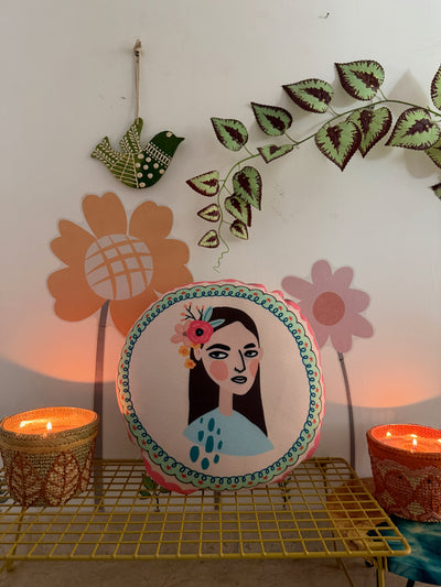 The Scandinavian Bloom Cushion