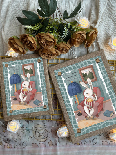 Bunny’s Popcorn Fun Wall Art