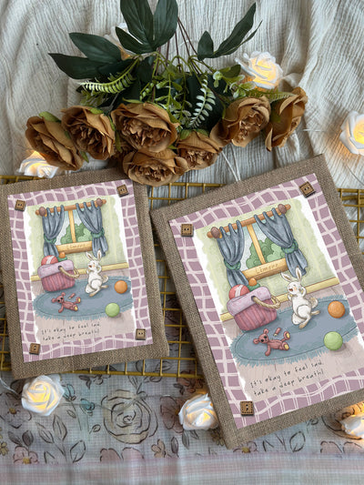 Take a Breath Bunny Wall Art