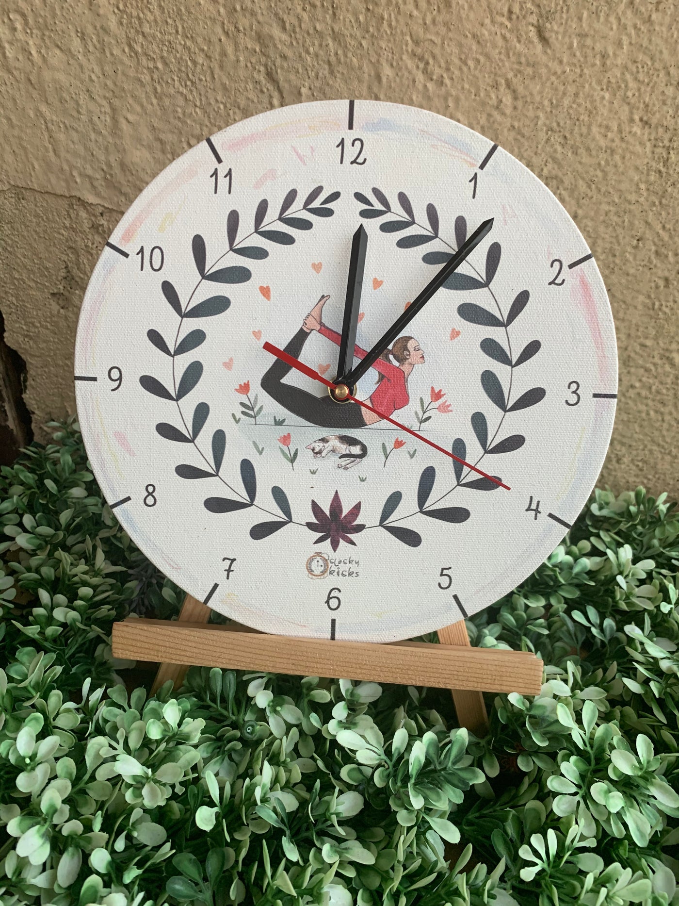 Mindful Minutes Clock: Yoga Clock Series