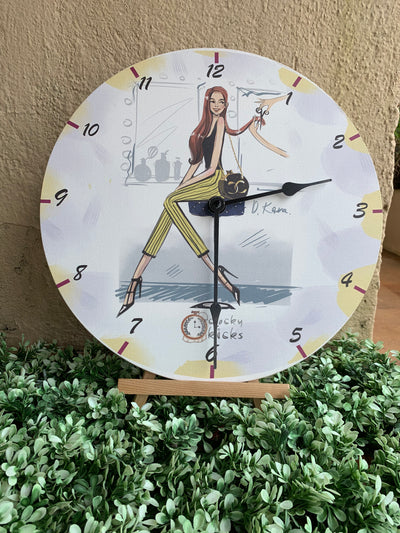 Scissor Stories Clock