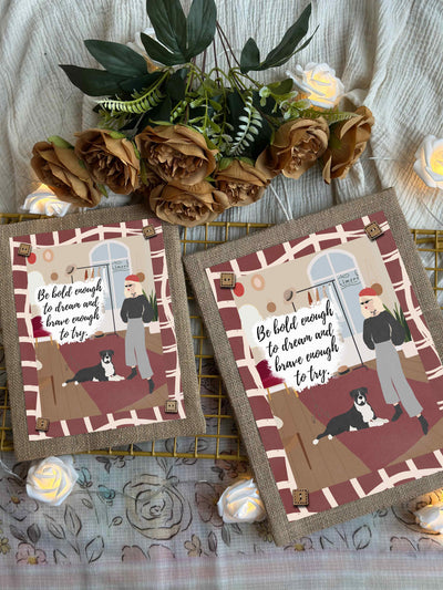 Courage to Try Boho Wall Art