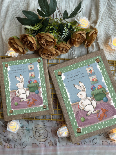 Bunny's Tough Day Wall Art
