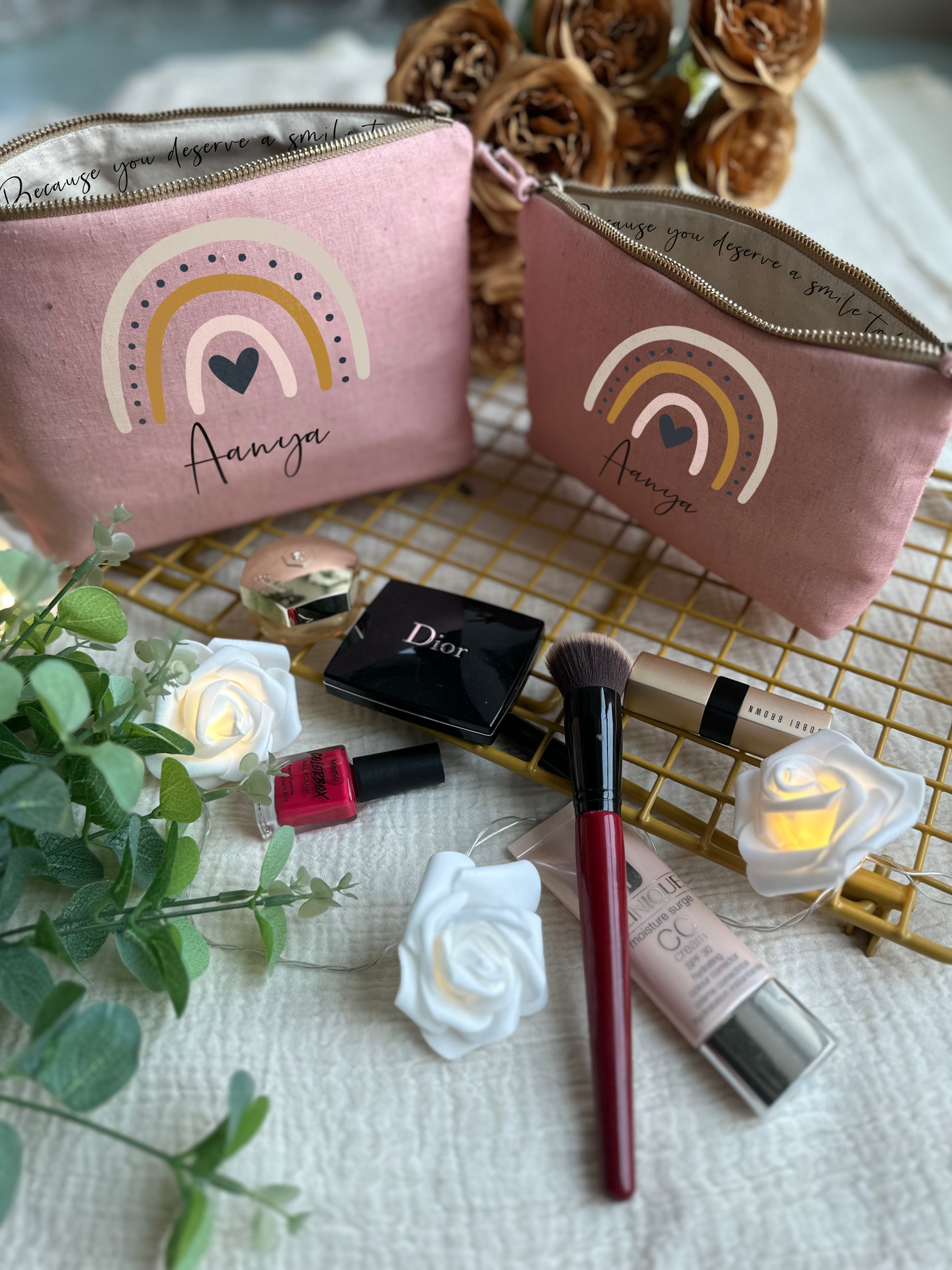 Rainbow Spark Makeup Pouch