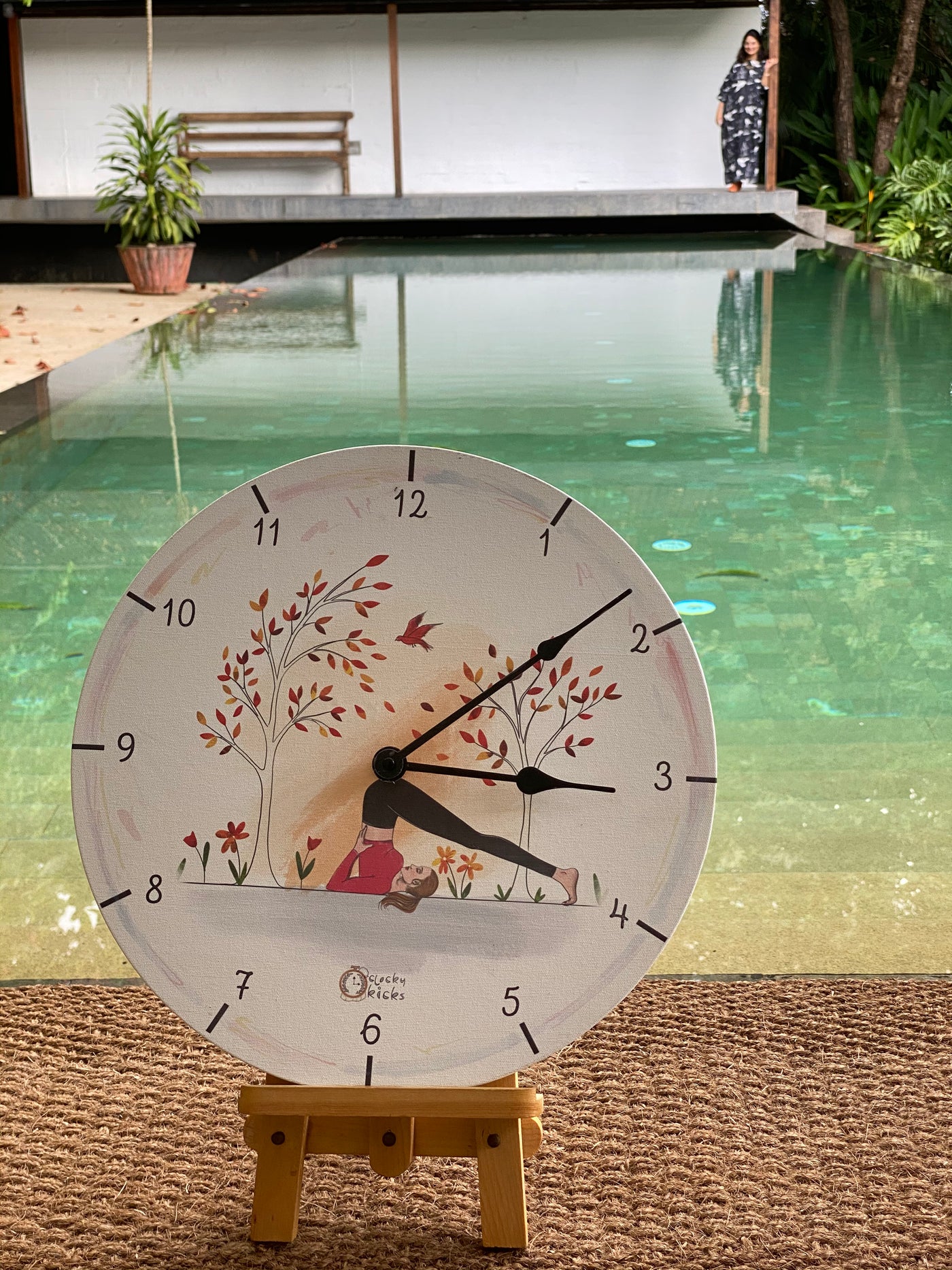 Asana Time Clock: Yoga Clock Series