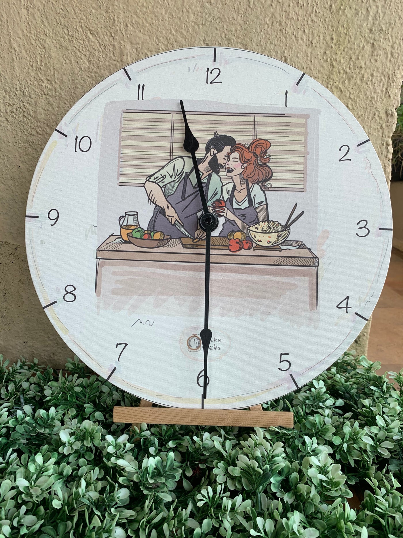 Happy Kitchen Clock