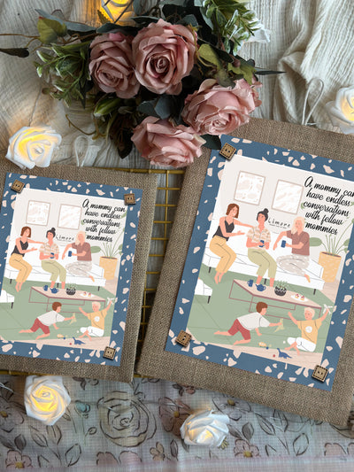 Mom Tribe Boho Wall Art
