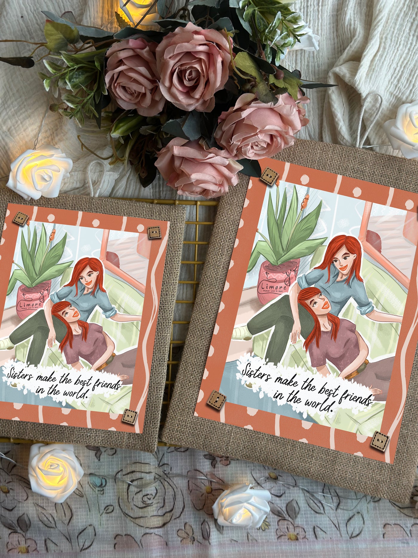 Heartfelt Bond Boho Wall Art