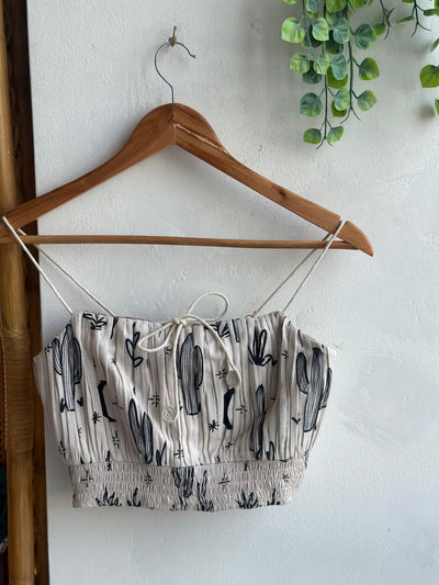 Brown Reversible Stringed Beauty Bralette