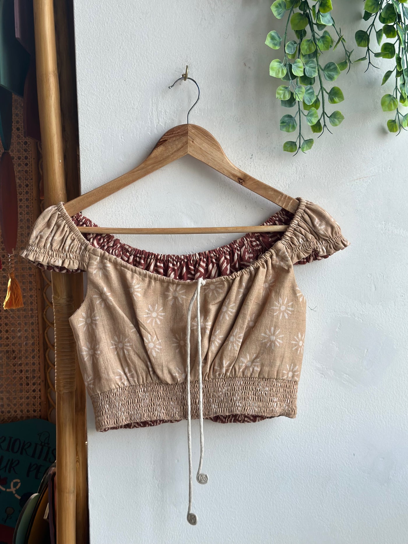 Rust Reversible String and Flutter Bralette