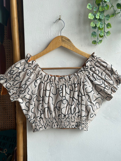 Ivory Reversible Sassy Drape Bralette