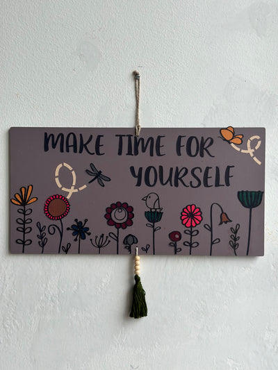 Make time for yourself - Enchanted Rectangle Wall Art