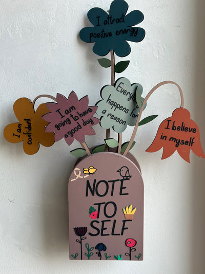 Note to Self Desk/Wall Vase