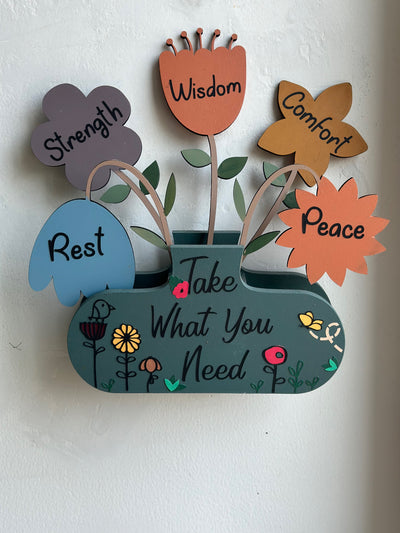 A Garden for the Soul Desk/Wall Vase