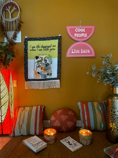Cool People Live Here Minimalist wall art