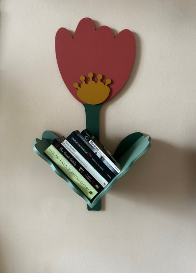 Four-Petal Floral Float Shelf