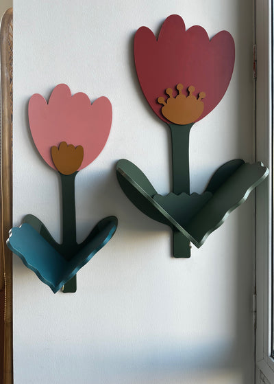 Four-Petal Floral Float Shelf