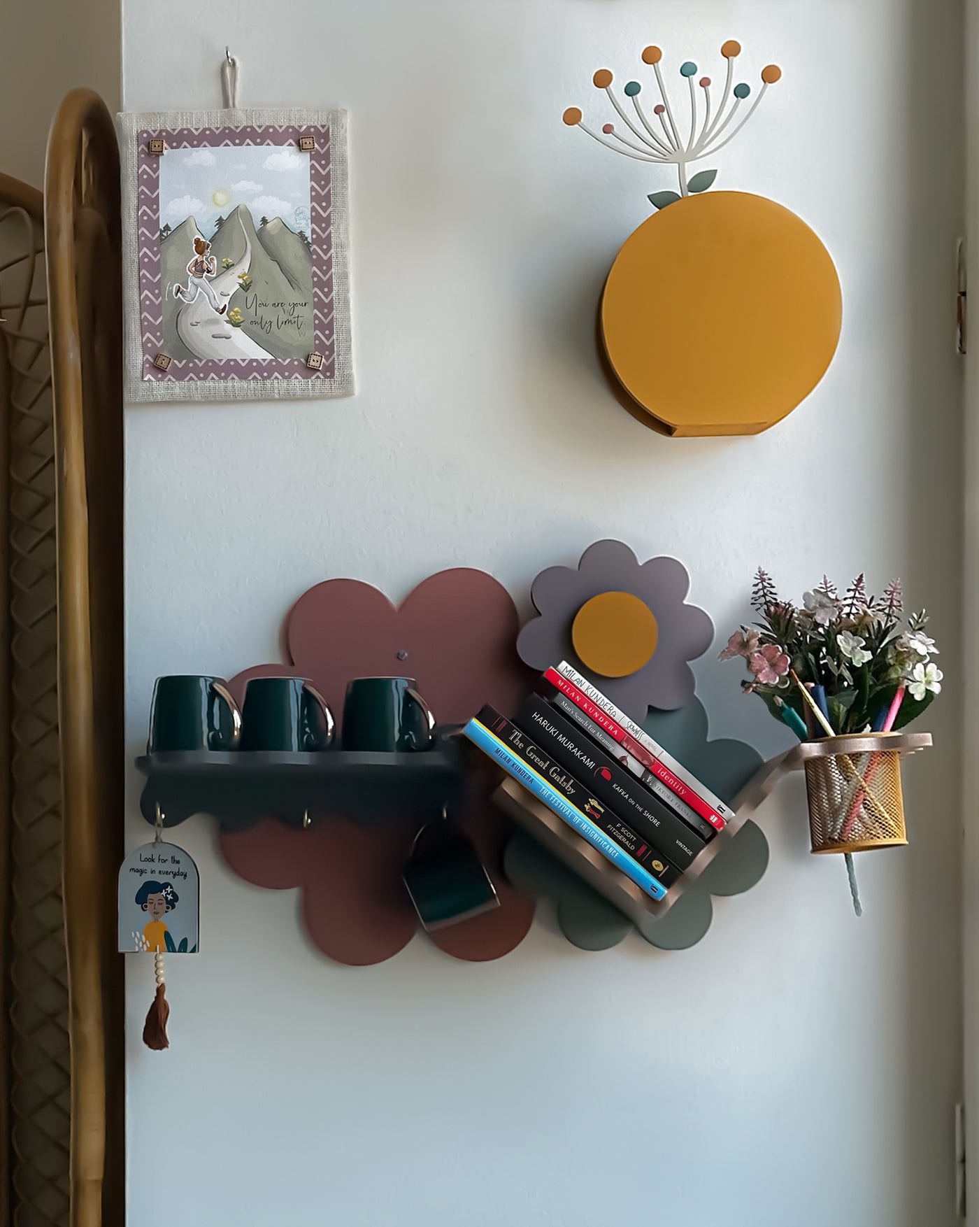 Trio Bloom Wall Shelf