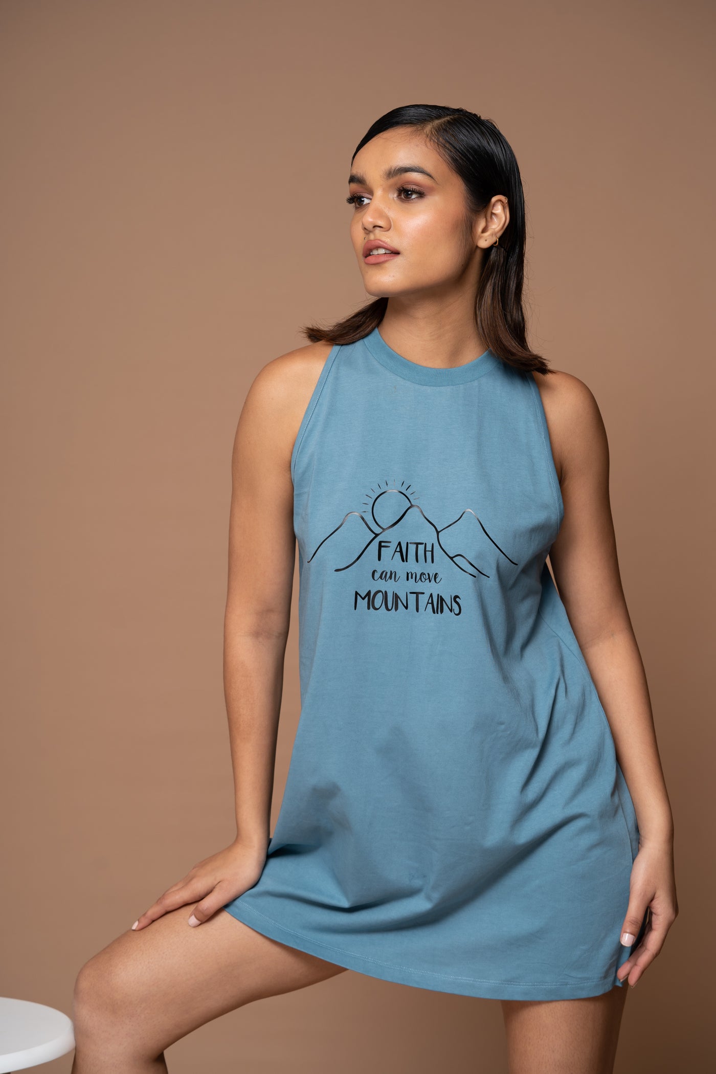 Faith can move Mountains - Tshirt Dress