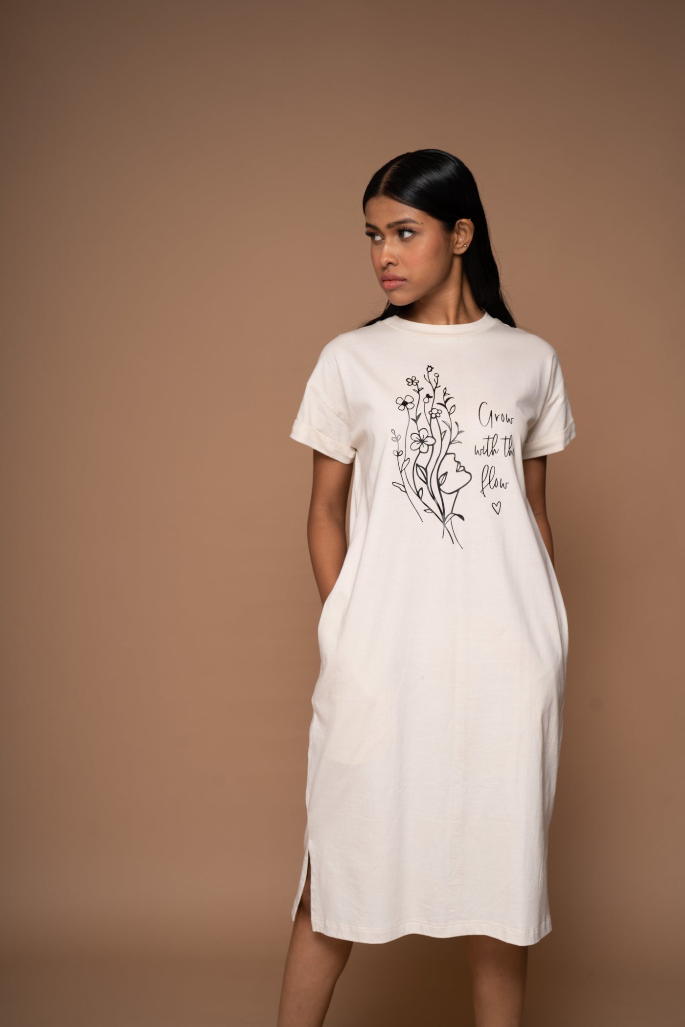 Grow with the flow - Tshirt Dress