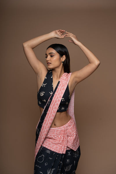 Boho Blossom Cotton Sari