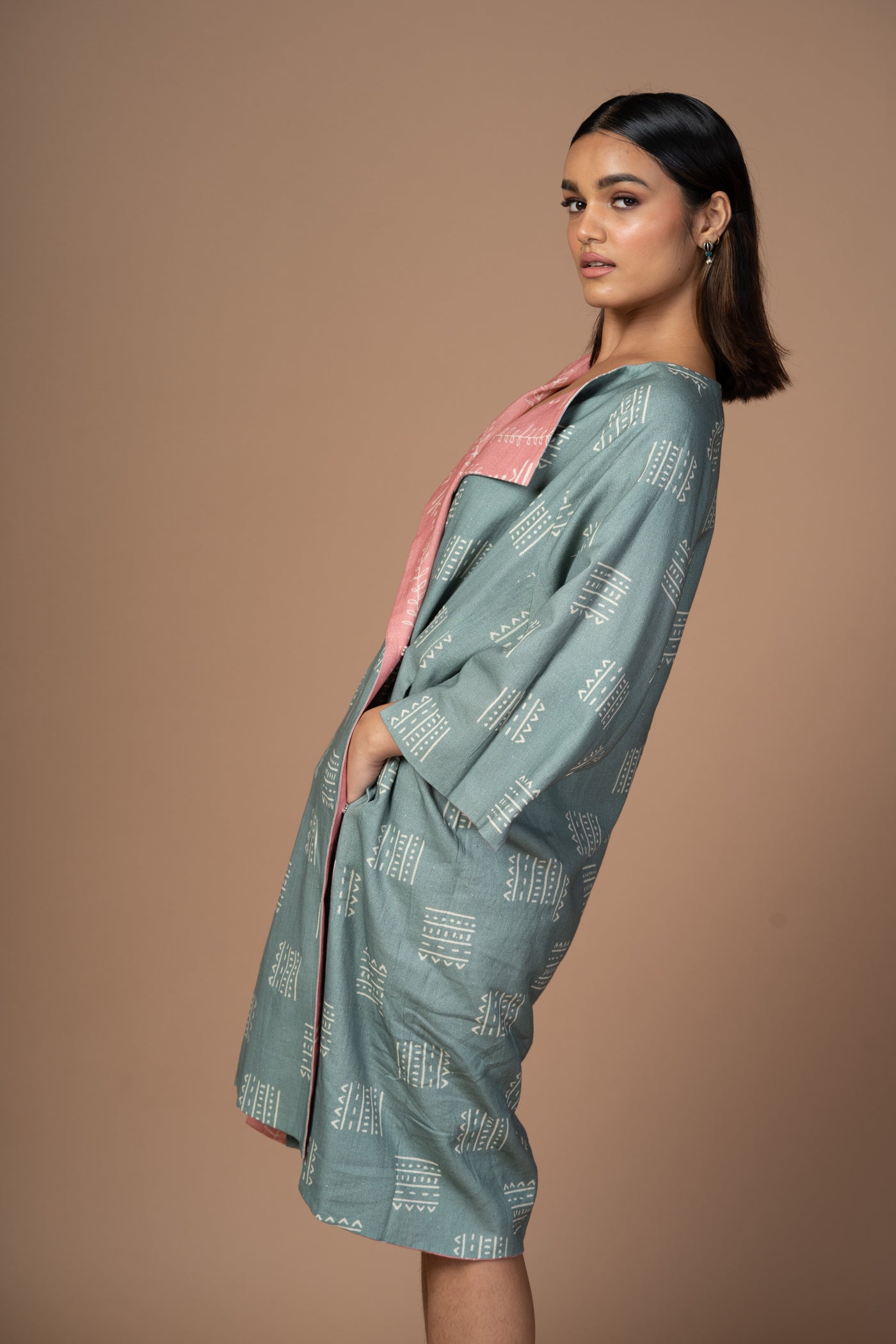 Echo Reversible Long Trench Coat