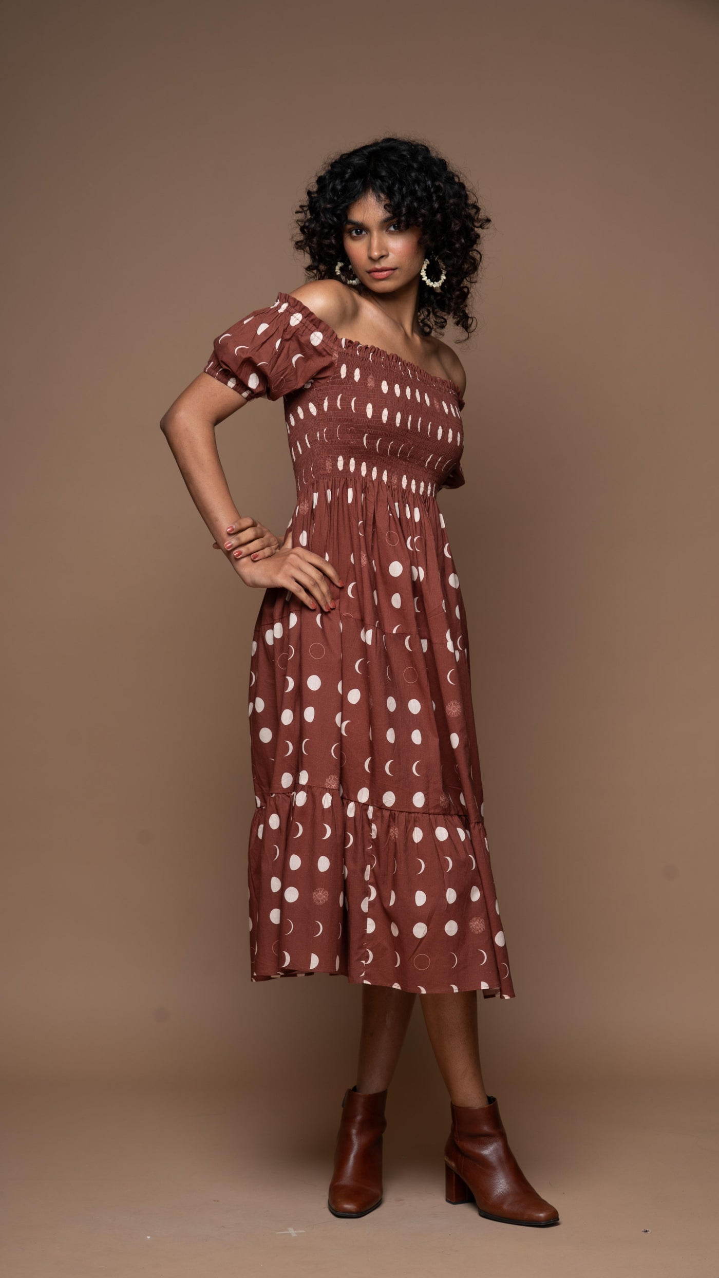 Easy Elegance Midi Dress in I will be back Pattern