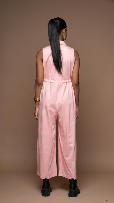 The Collared Look Jumpsuit in Sunshines On Pattern