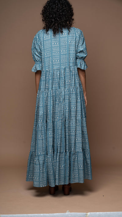 Pure Bliss Long Maxi Dress in Back to Basics Pattern