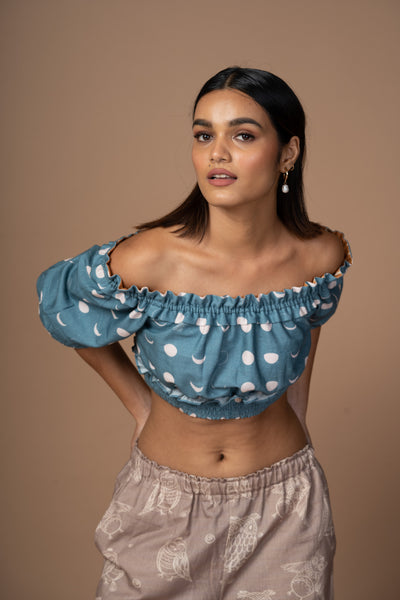 Blue Reversible Unveiled Beauty Bralette