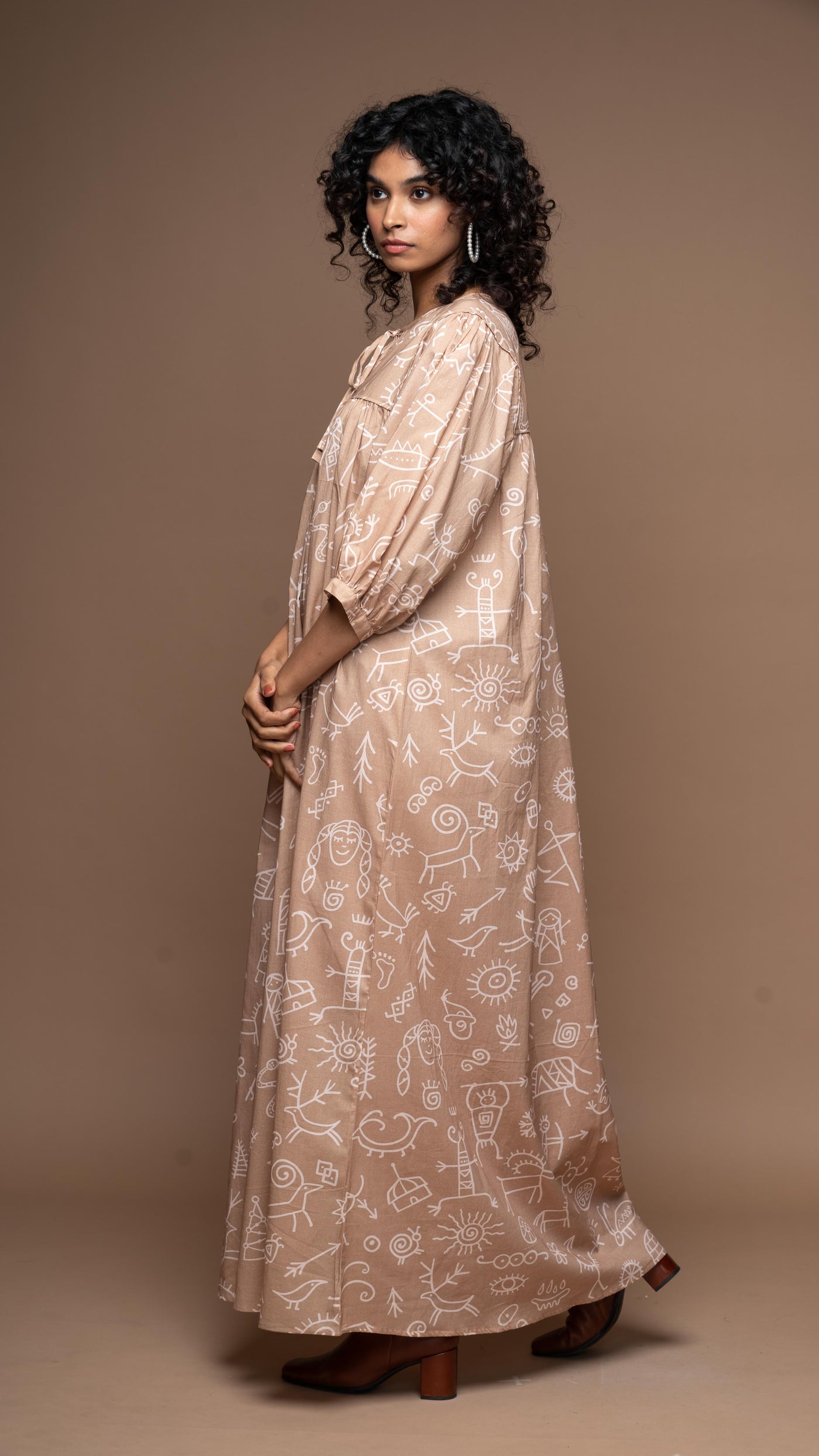 Gypsy Soul Long Maxi Dress in 'In Our Cave'