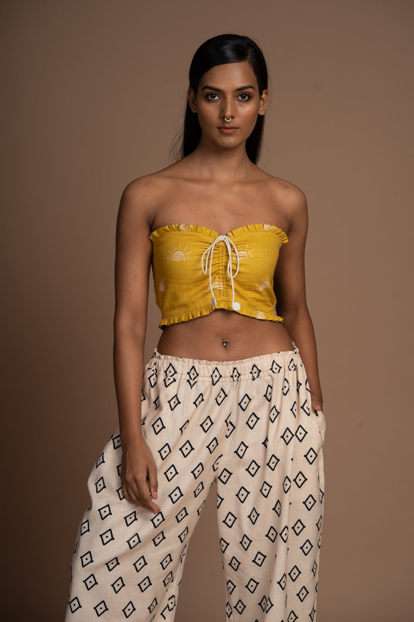 Yellow Reversible Butterfly Kiss Bralette