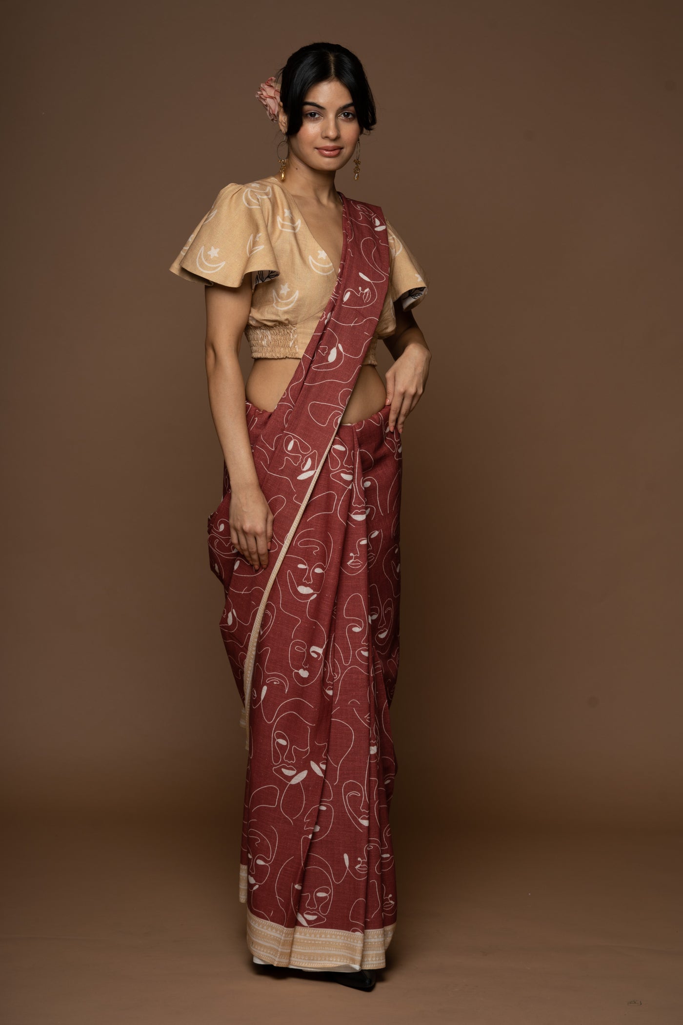 Diverse Identities Linen Sari