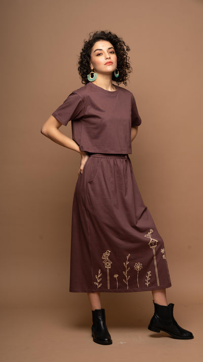 Earth Song - Muted Plum Co-ord