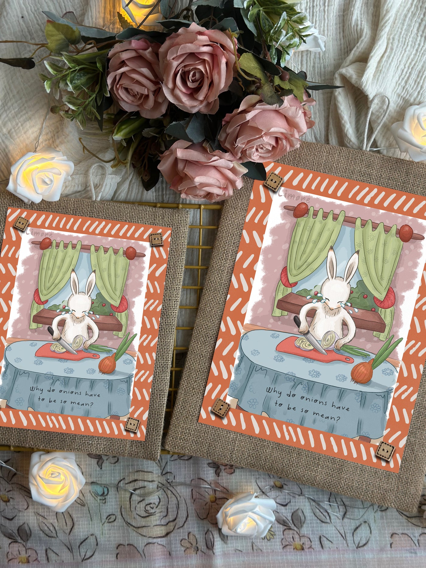 Bunny and the Onions Wall Art