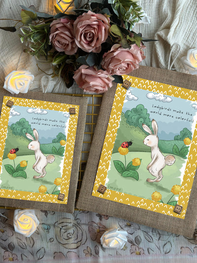The Bunny & the Ladybird Wall Art