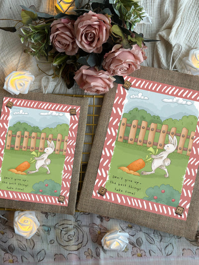 Bunny’s Determined Day Wall Art