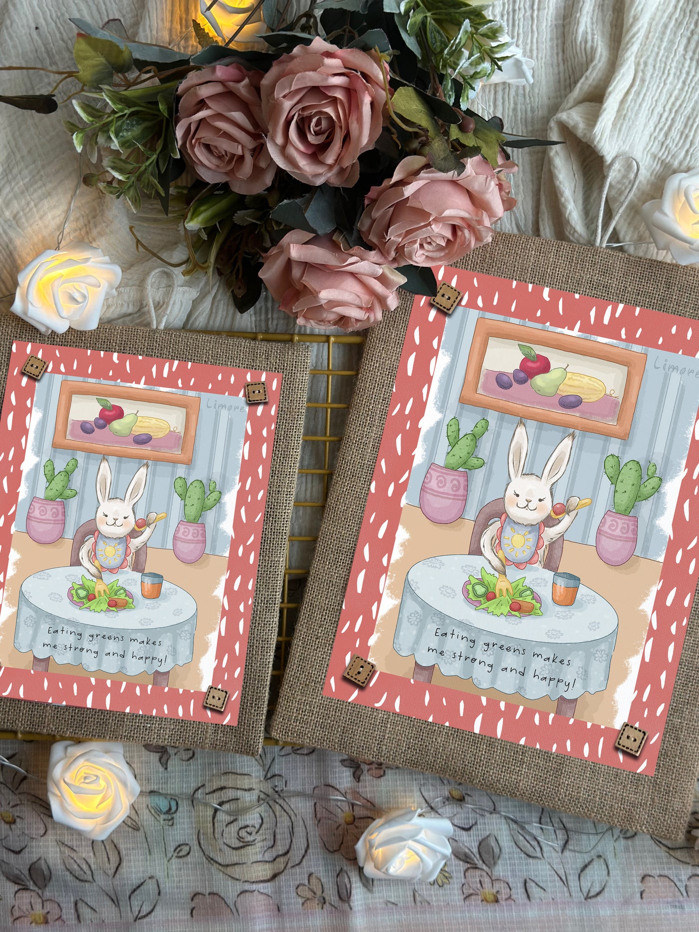 Bunny’s Mealtime Magic Wall Art