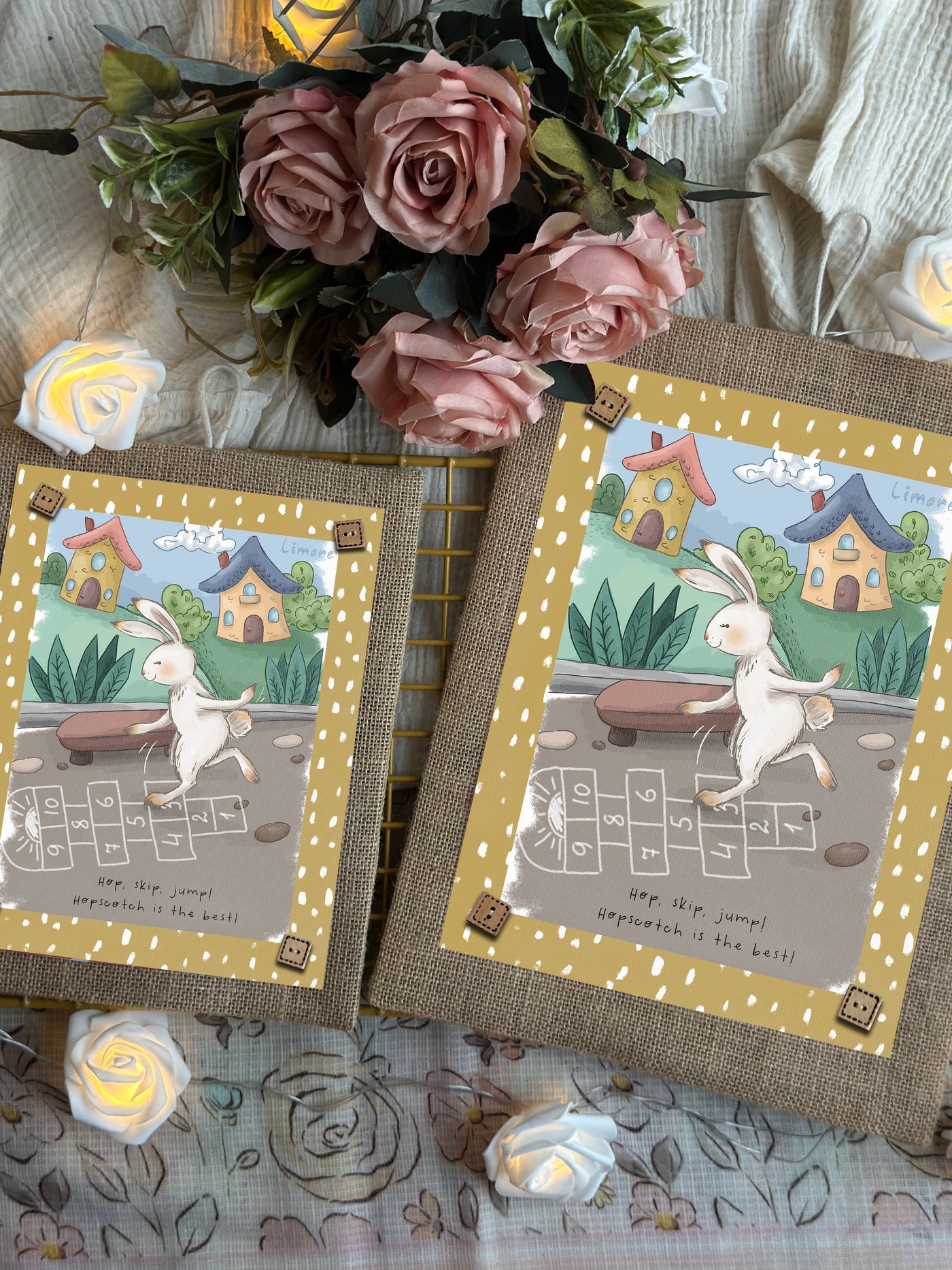 Bunny’s Hopscotch Wall Art
