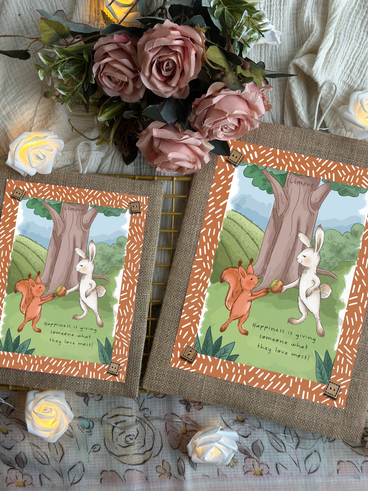 Bunny’s Sharing Joy Wall Art