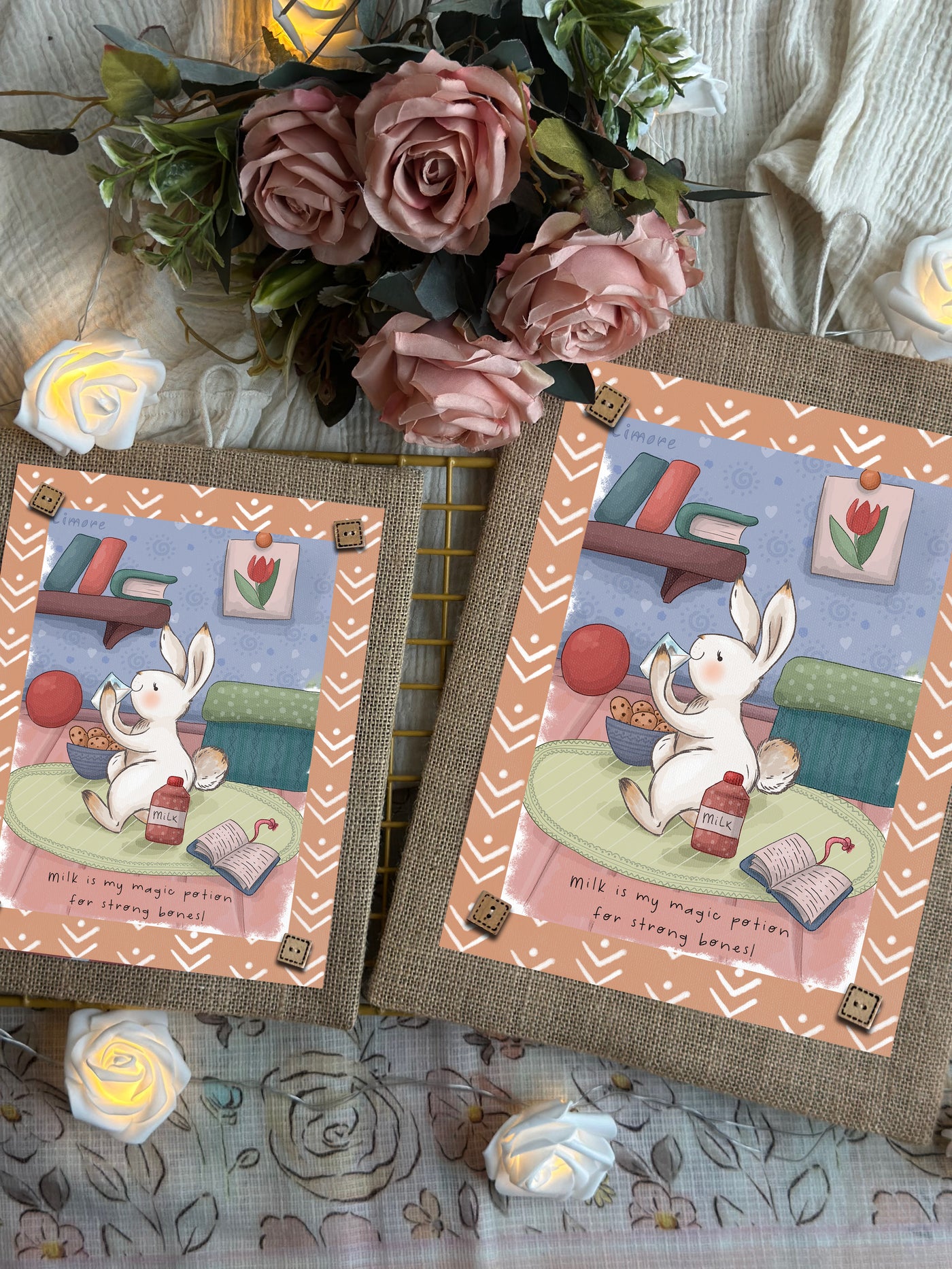Bunny’s Magic Milk Wall Art