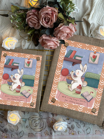 Bunny’s Magic Milk Wall Art
