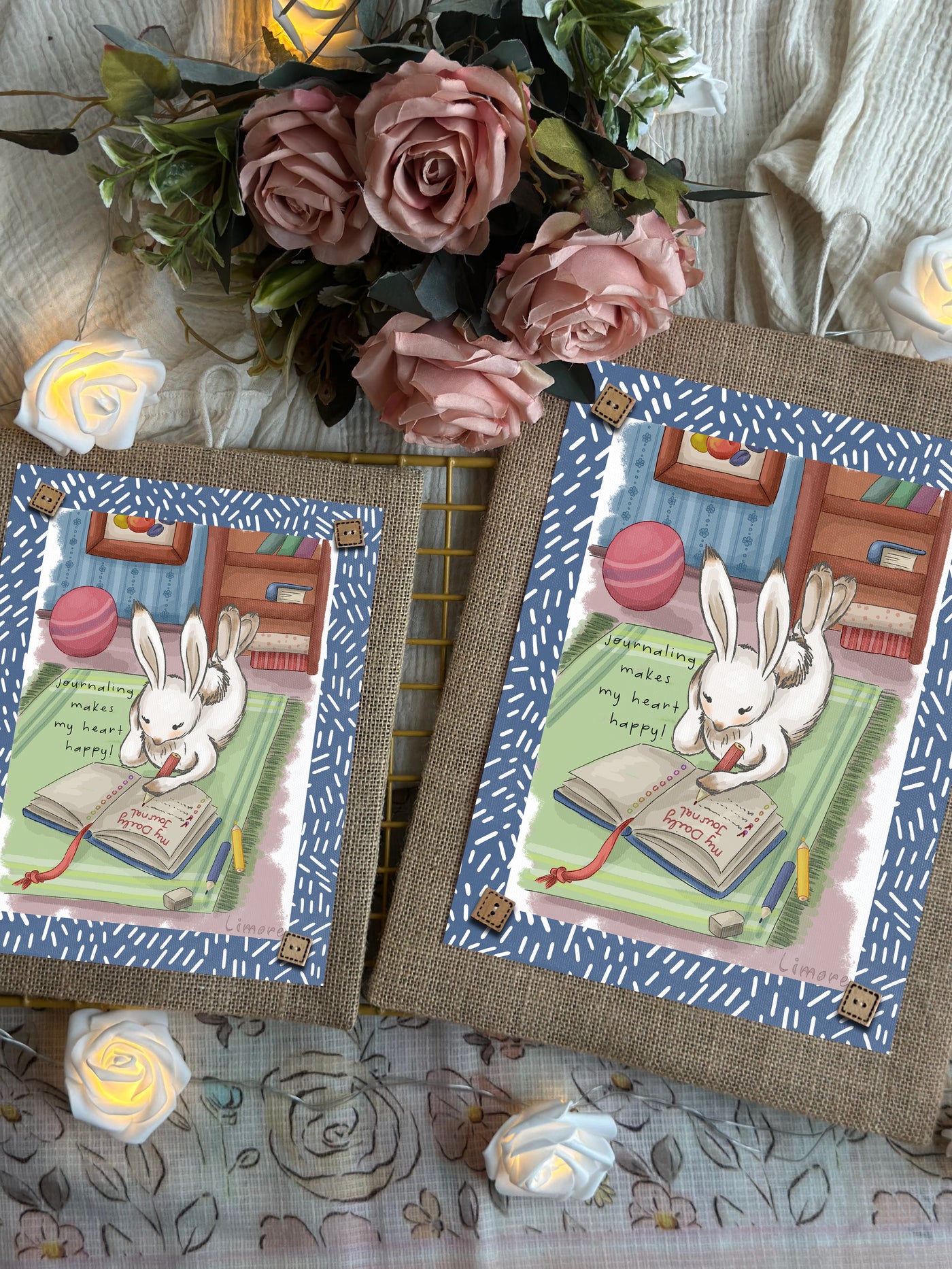 Bunny’s Joyful Journals Wall Art