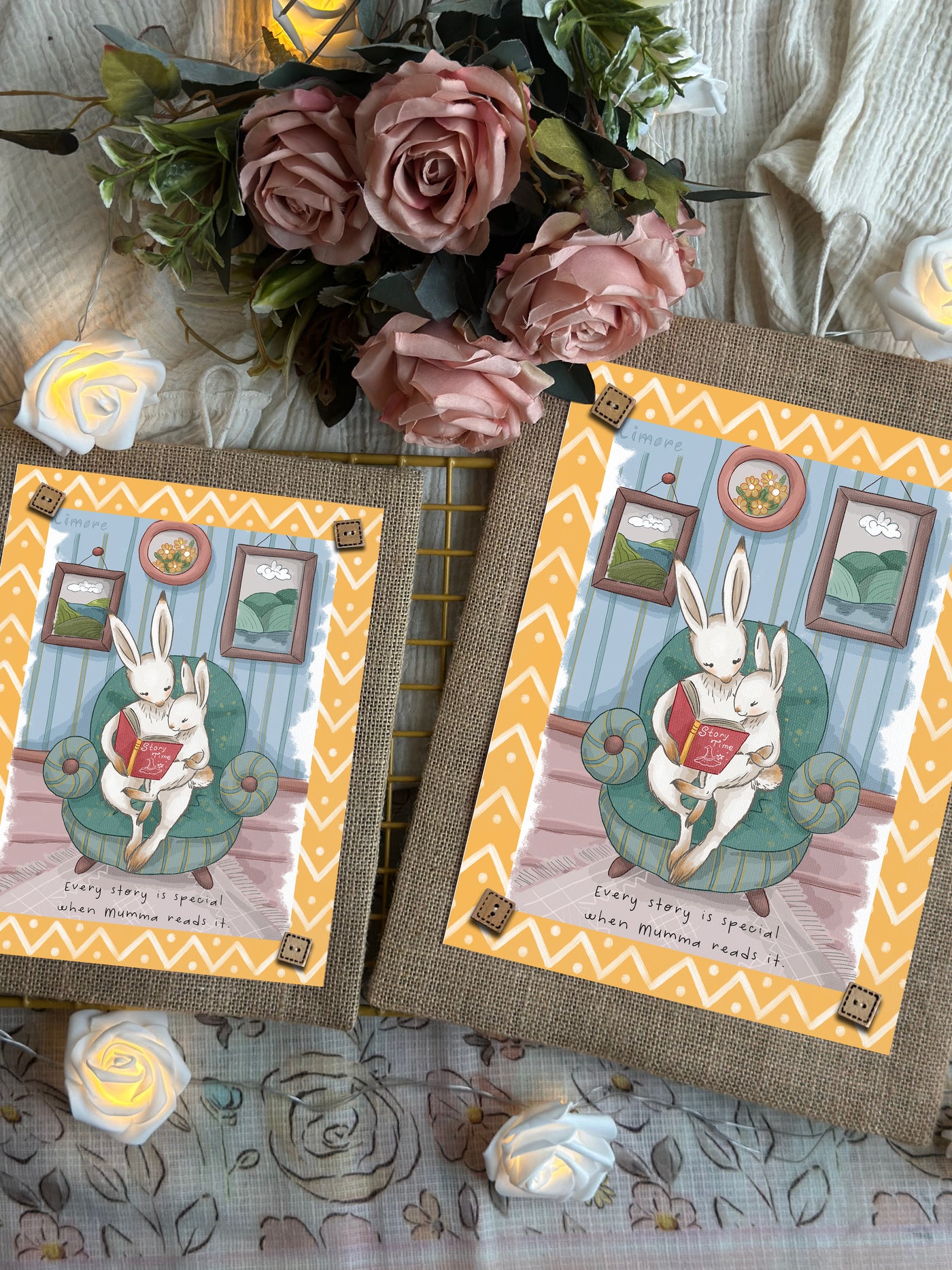 Bunny and Mumma’s Storytime Wall Art
