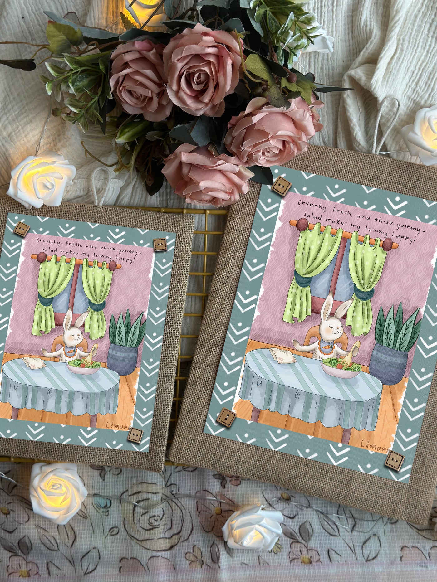 Bunny’s Veggie Joy Wall Art
